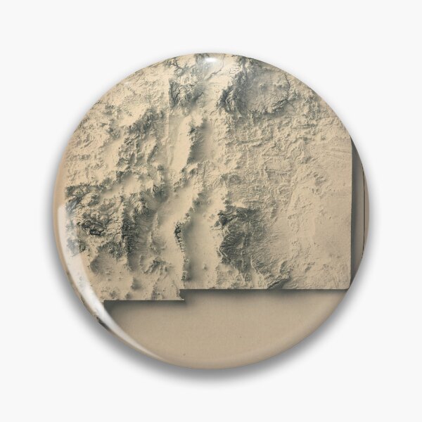 Item preview, New Mexico, USA Shaded Relief Map 3D digitally-rendered designed and sold by ThinkAboutMaps.