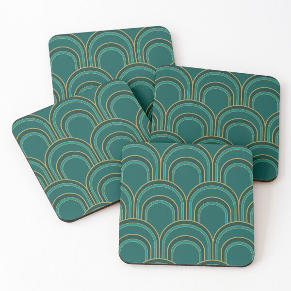 Item preview, Emerald green arc Art Deco style designed and sold by starseedgems.