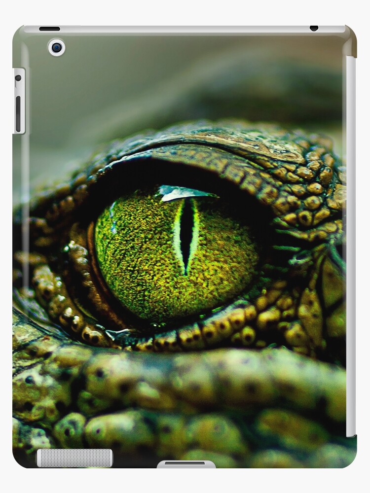 Alligator Leather iPad Mini Case with Dragon