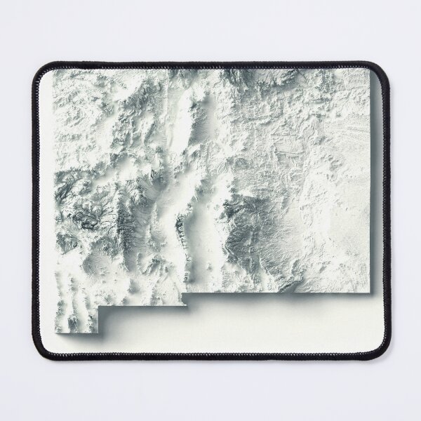Item preview, New Mexico, USA Shaded Relief Map 3D digitally-rendered designed and sold by ThinkAboutMaps.