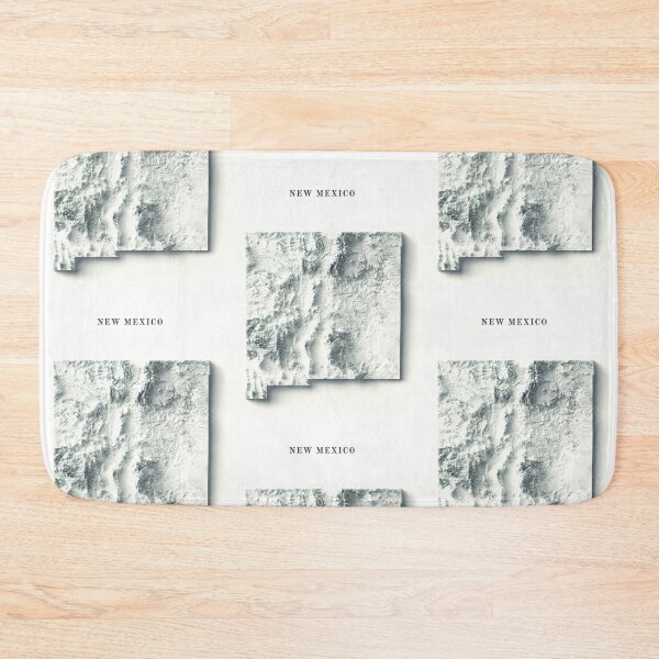 Item preview, New Mexico, USA Shaded Relief Map 3D digitally-rendered designed and sold by ThinkAboutMaps.