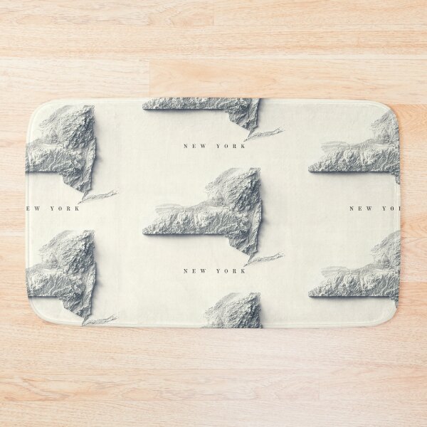 Item preview, New York, USA Relief Map 3D digitally-rendered designed and sold by ThinkAboutMaps.