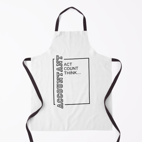 Aperçu de l'œuvre Comptable, Act Count Think - Profession Minimalist Design créée et vendue par tsquarefabrics.