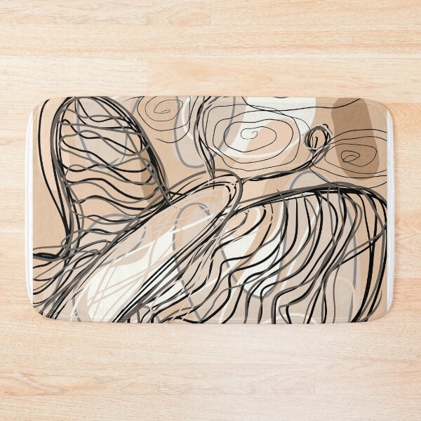 Item preview, Abstract Butterfly Neutrals Pattern designed and sold by artttbysar.