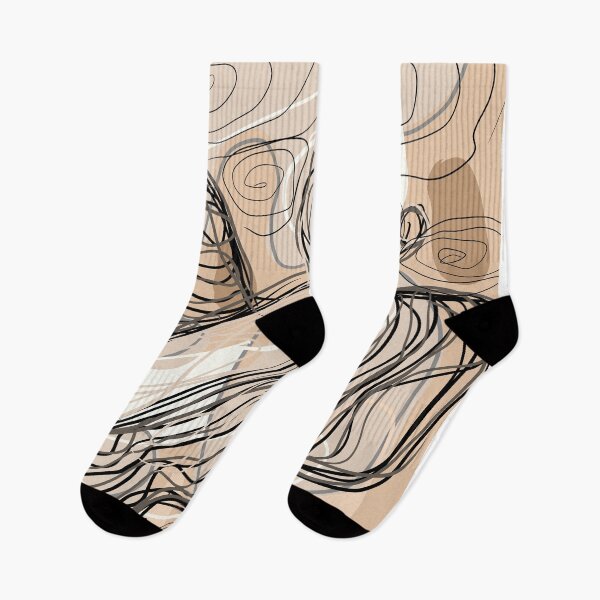 Item preview, Abstract Butterfly Neutrals Pattern designed and sold by artttbysar.