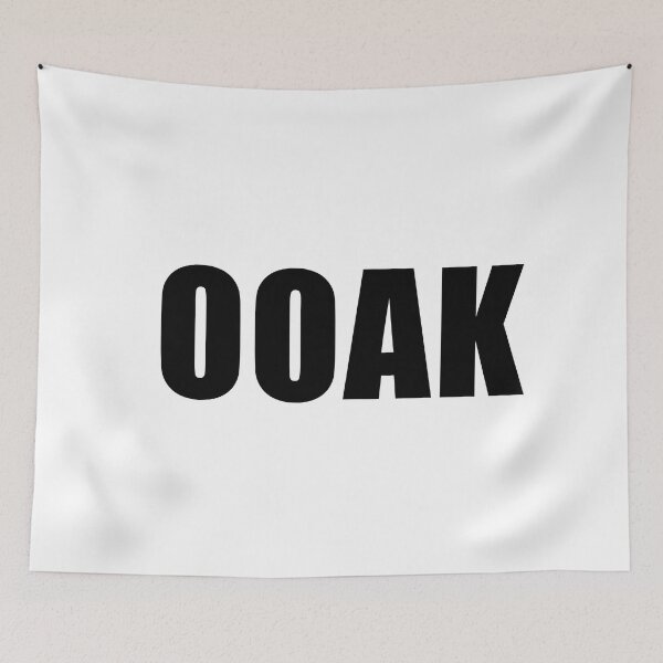 Item preview, OOAK - "Oringinal One Of A Kind in Black Text designed and sold by MountMercantile.