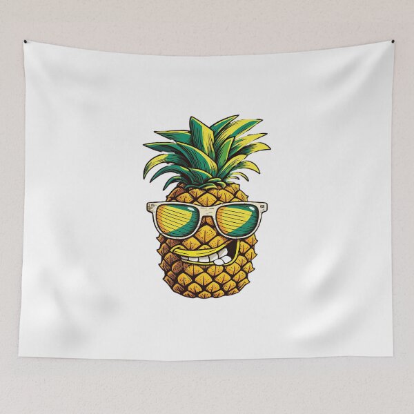 Item preview, Cool Funny Pineapple Clip Art designed and sold by TheCreativeFab.