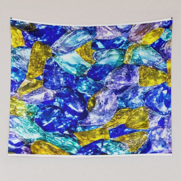 Item preview, Colorful background crystal wallpaper designed and sold by EstherCreations.