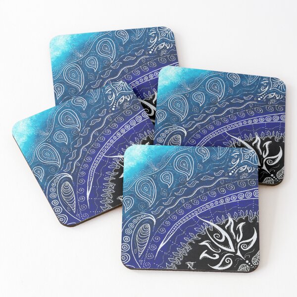 Item preview, Blue Lotus whimsy designed and sold by Karen  Todman -Aroca Designs-.