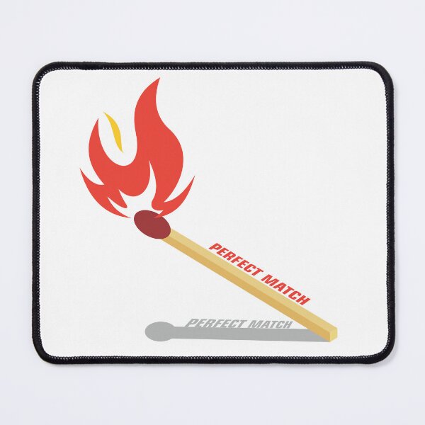Item preview, A burning safety match designed and sold by runstore.