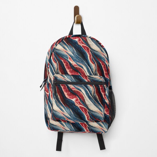 Item preview, Blue and red marble pattern, Intricate marbling pattern designed and sold by TreasuryOE.