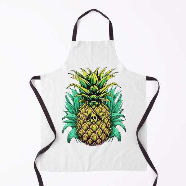 Item preview, Green Funny Pineapple Clip Art designed and sold by TheCreativeFab.