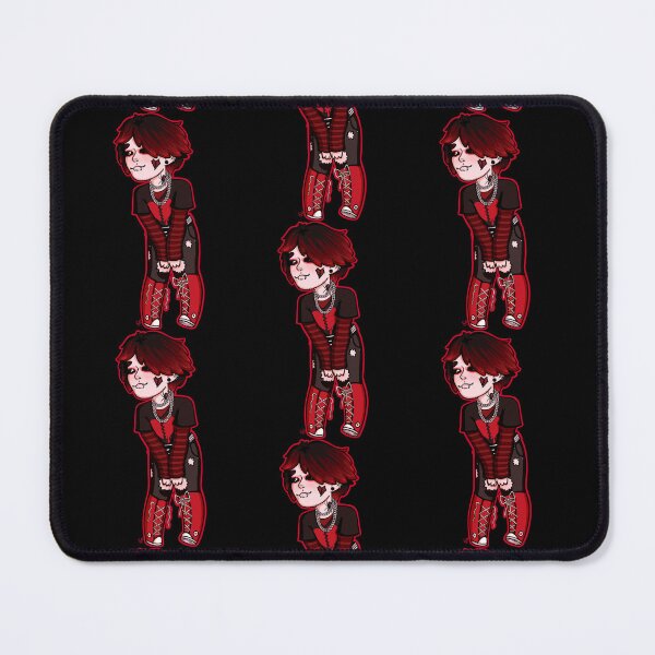 Item preview, Red & Black Emo Kid designed and sold by busy-and-tired.
