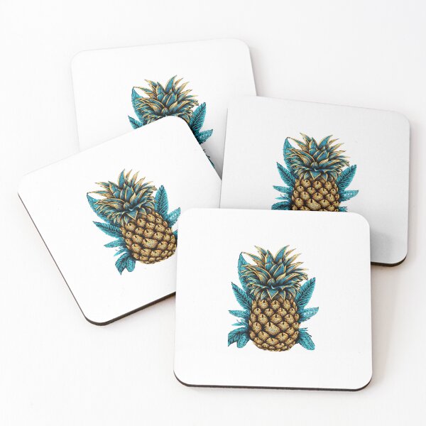 Item preview, Blue Funny Pineapple Clip Art designed and sold by TheCreativeFab.