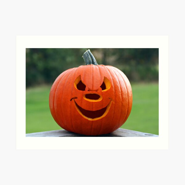 Happy Pumpkin Art Print