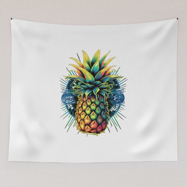 Item preview, Retro Funny Pineapple Clip Art designed and sold by TheCreativeFab.