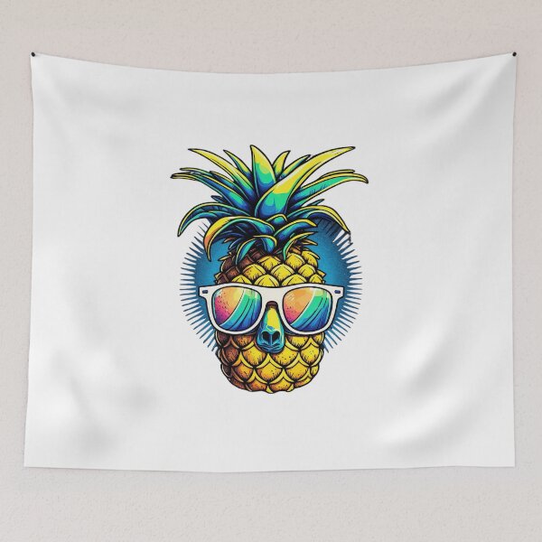 Item preview, Retro Funny Pineapple Clip Art designed and sold by TheCreativeFab.