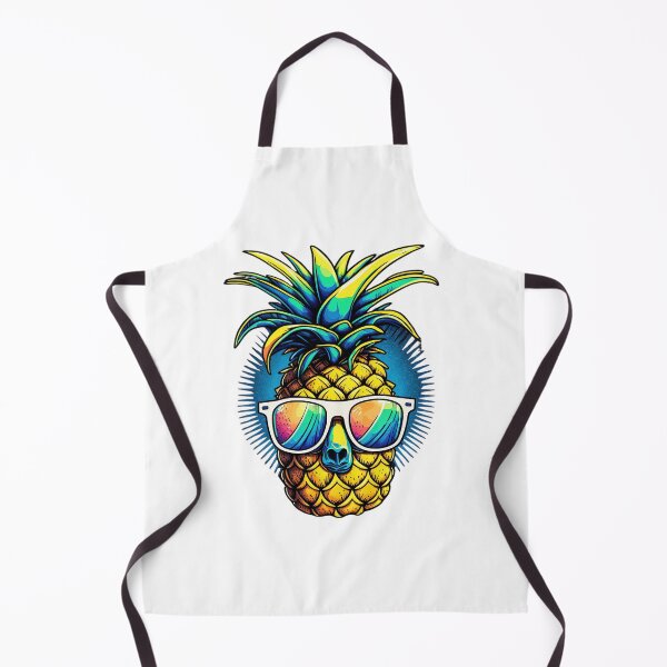 Item preview, Retro Funny Pineapple Clip Art designed and sold by TheCreativeFab.