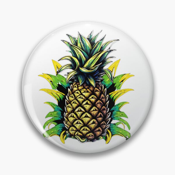 Item preview, Green Abstract Pineapple Clip Art designed and sold by TheCreativeFab.