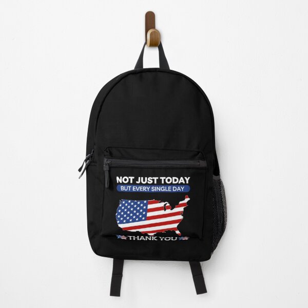 Item preview, NOT JUST TODAY! THANK YOU VETERANS - Veterans Day - America flag designed and sold by Mehdi Art.
