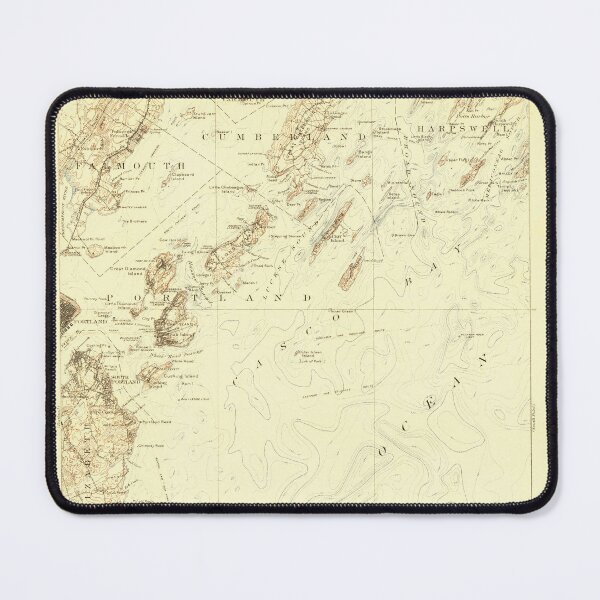 Item preview, Chebeague Island Maine Vintage Map designed and sold by BeaSchoney.