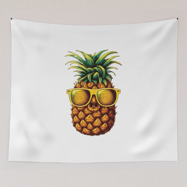 Item preview, Retro Cute Pineapple Clip Art designed and sold by TheCreativeFab.