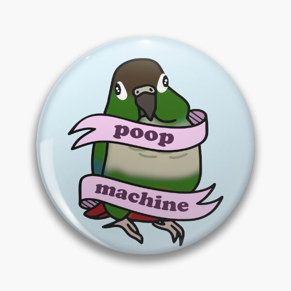 Item preview, Green Cheeked Conure - Poop Machine designed and sold by FandomizedRose.