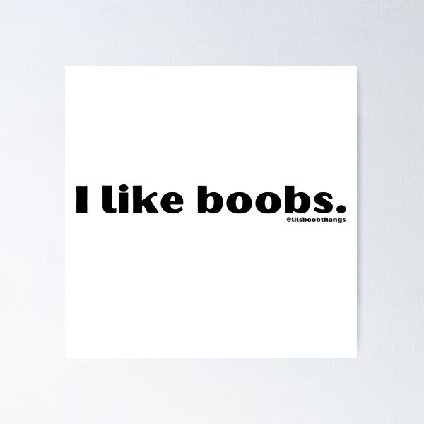 Cute Boobs - Quirky Art - Breasts - Funny Boobs - Shapes and Sizes | Poster