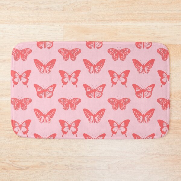 Item preview, Butterfly Sketch, Coral and Light Pink designed and sold by Marymarice.