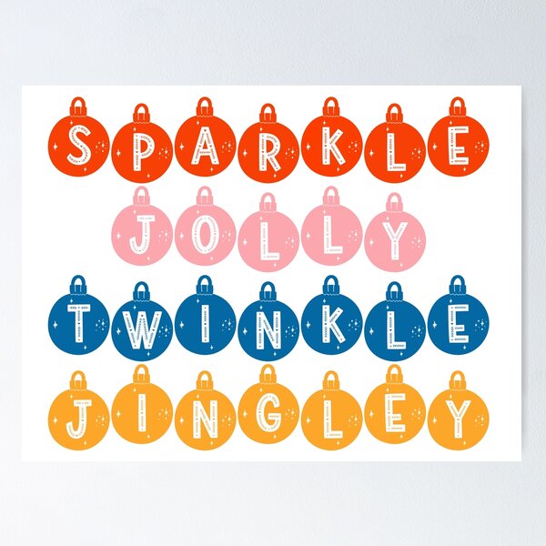 Item preview, Sparkle jolly twinkle jingley elf ornaments designed and sold by taylor-lang.