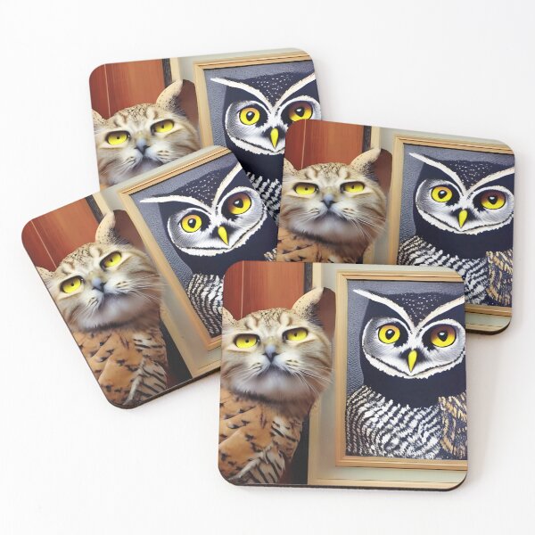 Item preview, A Cat and an Owl 4 designed and sold by BeneficialStuff.