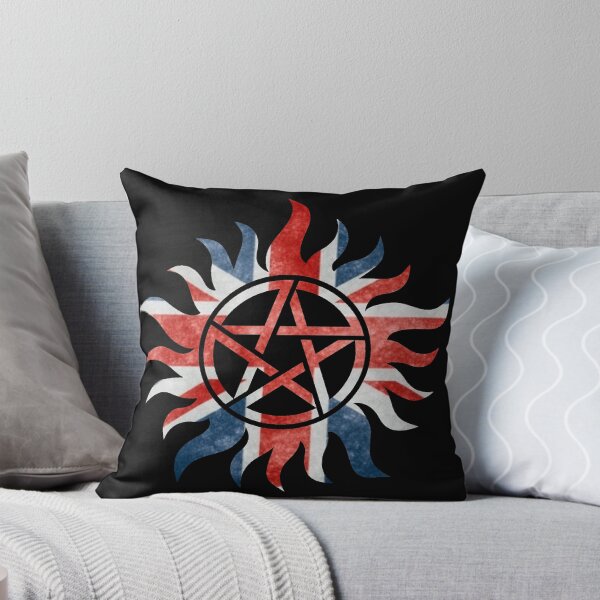 Item preview, Supernatural Union Jack Anti-Possession Print designed and sold by TumblrVerse.