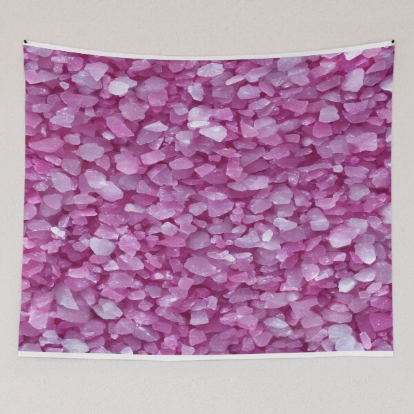 Item preview, Pink and crystal rocks wallpaper designed and sold by EstherCreations.