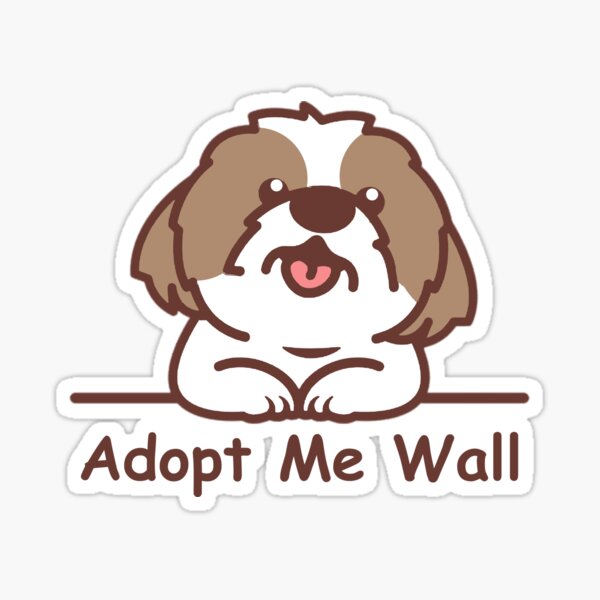 Adopt Me Dog with Bone Sticker - Sticker Mania