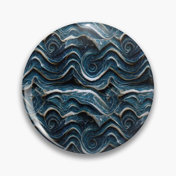 Item preview, Blue marble pattern, Intricate marbling pattern designed and sold by TreasuryOE.