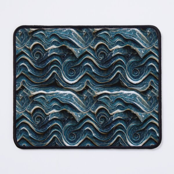 Item preview, Blue marble pattern, Intricate marbling pattern designed and sold by TreasuryOE.