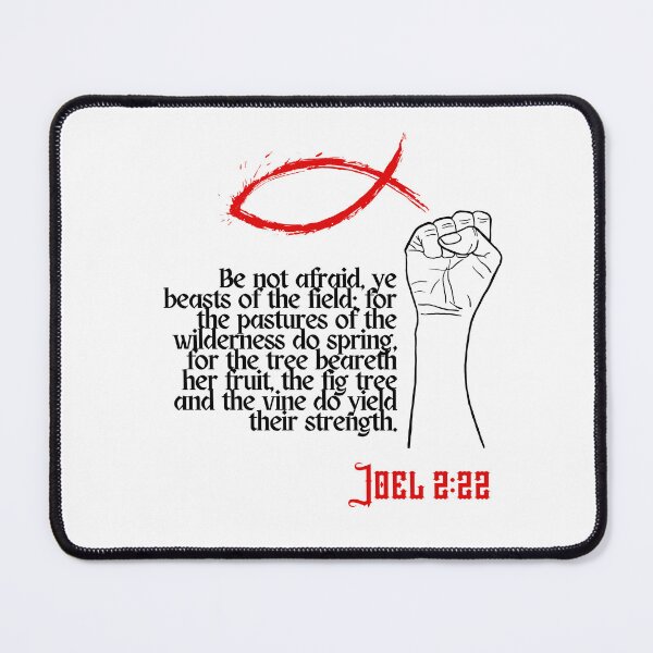 Item preview, Be not afraid ye beasts of the field, Joel 2:22 designed and sold by VerseforWear.