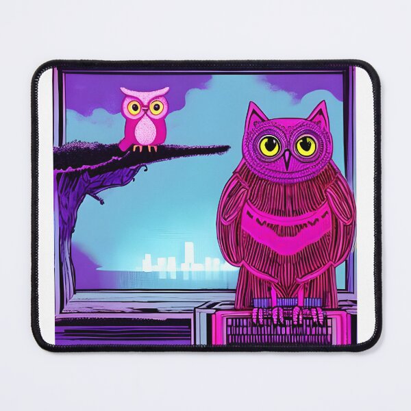 Item preview, Synthwave Owl 1 designed and sold by BeneficialStuff.