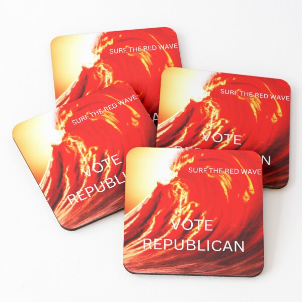 Item preview, RedboneAnon Surf The Red Wave Vote Republican designed and sold by redboneanon.