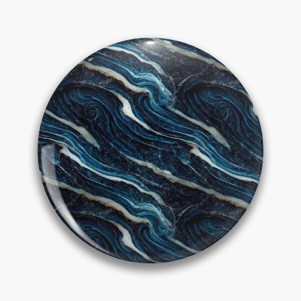 Item preview, Oceanic blue marble pattern, Intricate marbling pattern designed and sold by TreasuryOE.
