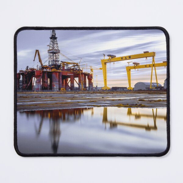 Item preview, Harland and Wolff with oil rig designed and sold by cmphotographs.