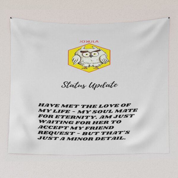 Item preview,  "Status update 1 soul mate " black designed and sold by skoumpourdides.