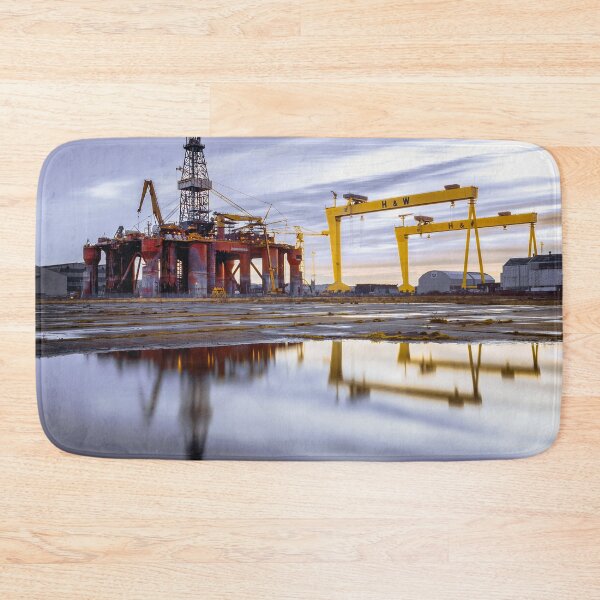Item preview, Harland and Wolff with oil rig designed and sold by cmphotographs.