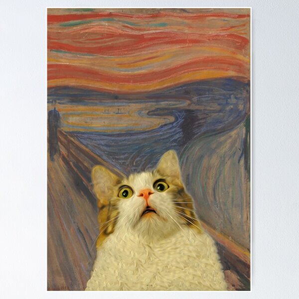 Item preview, Funny cat art designed and sold by FREAC.