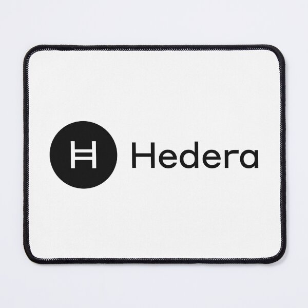 Item preview, Hedera HBAR Crypto Altcoin - Clean Horizontal Black Logo with Text Logo designed and sold by CryptoMoods.