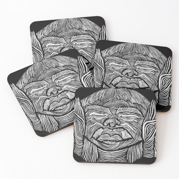 Item preview, TOO MUCH NOISE screaming face illustration  designed and sold by longlivcurio.