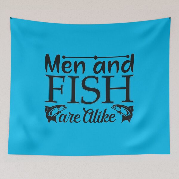 Item preview, Men and Fish Are Alike designed and sold by netdota.
