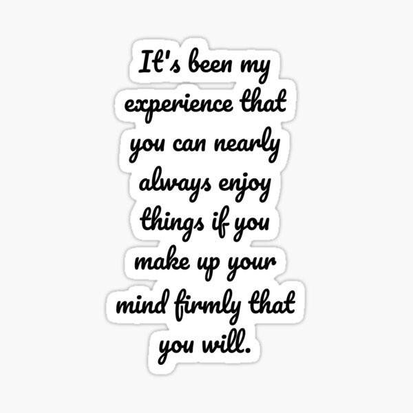Item preview, Anne of Green Gables—Always Enjoy Things Quote designed and sold by shminoa.
