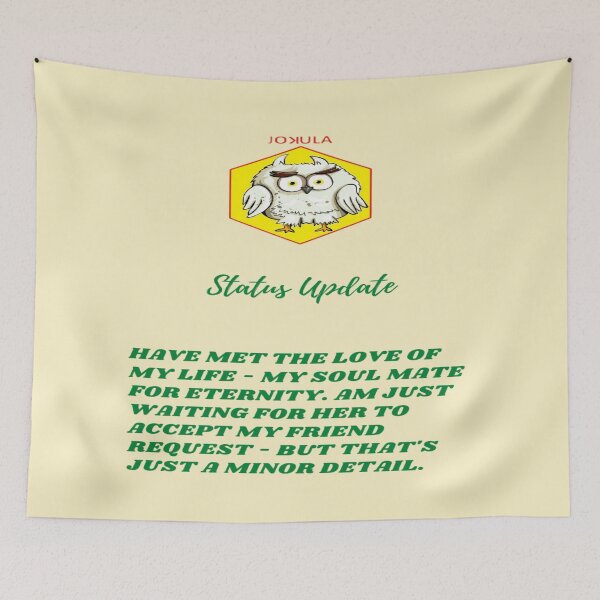 Item preview,  "Status update  1 soul mate  " green designed and sold by skoumpourdides.