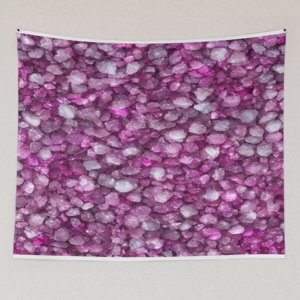 Item preview, Hot pink crystals wallpaper background designed and sold by EstherCreations.